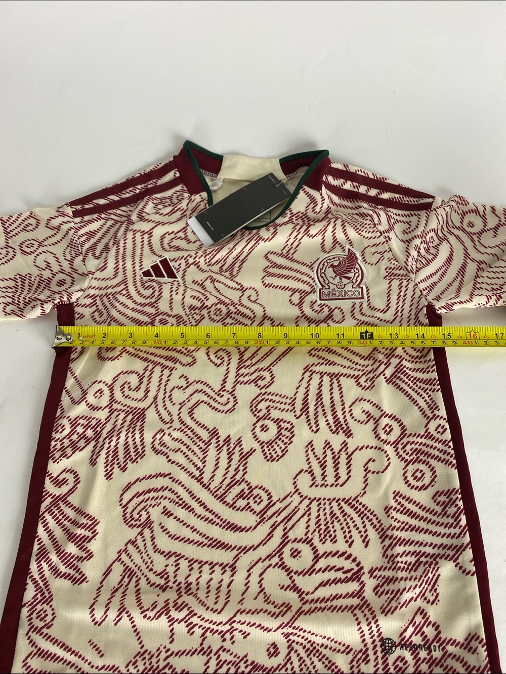 Kids adidas Mexico 22/24 Away  Jersey And Shorts Kit Set Size 22 NWT - Picture 7 of 9